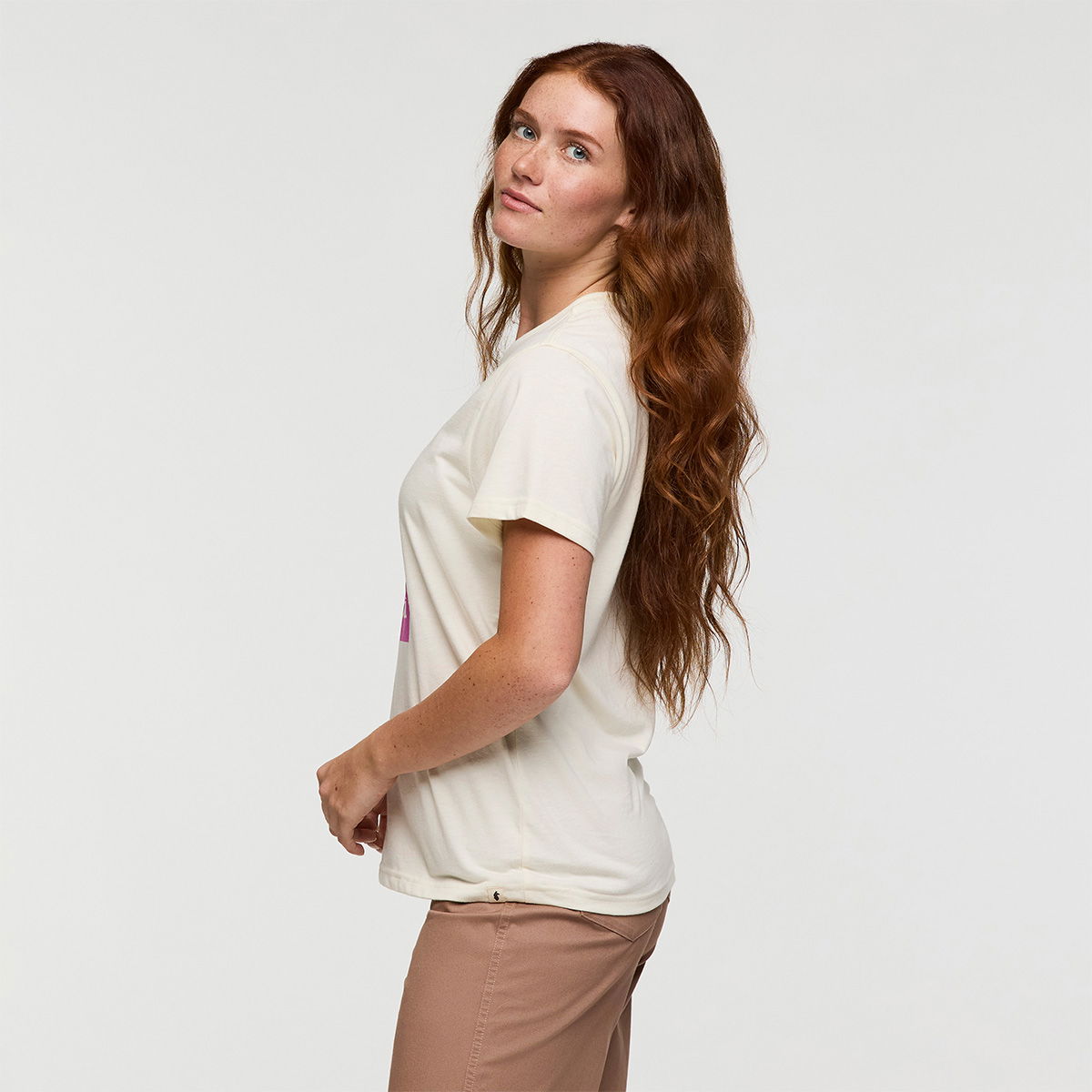 Cotopaxi Llama Block T-shirt, dame (Bone)