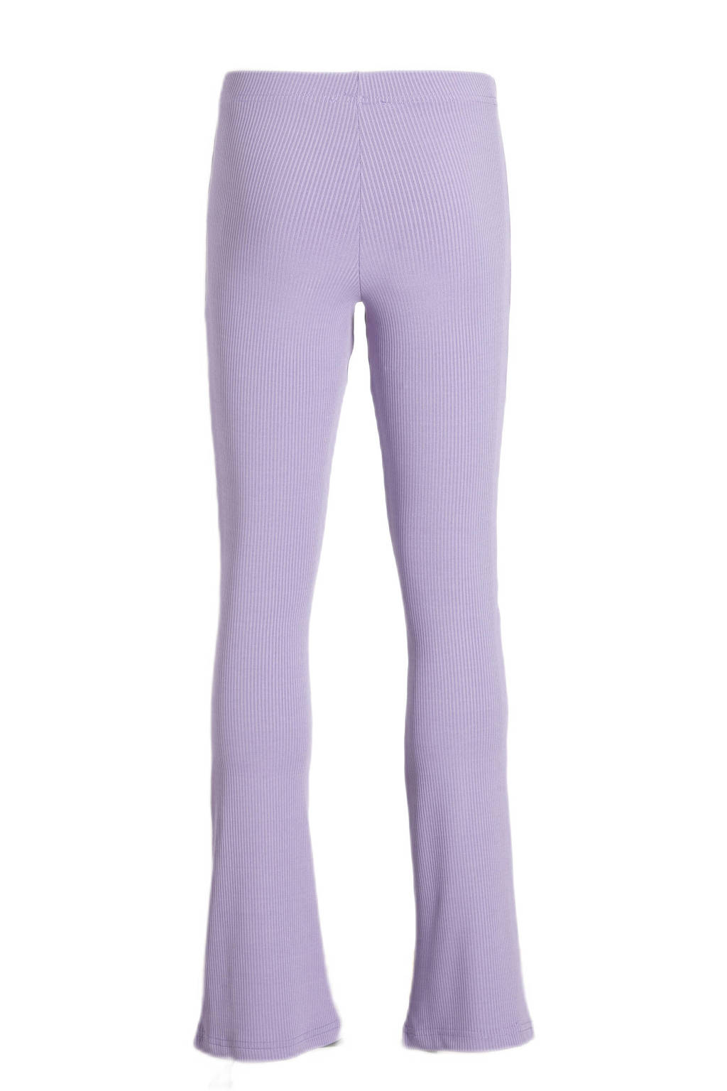 Cars high waist flared broek Zuma lila