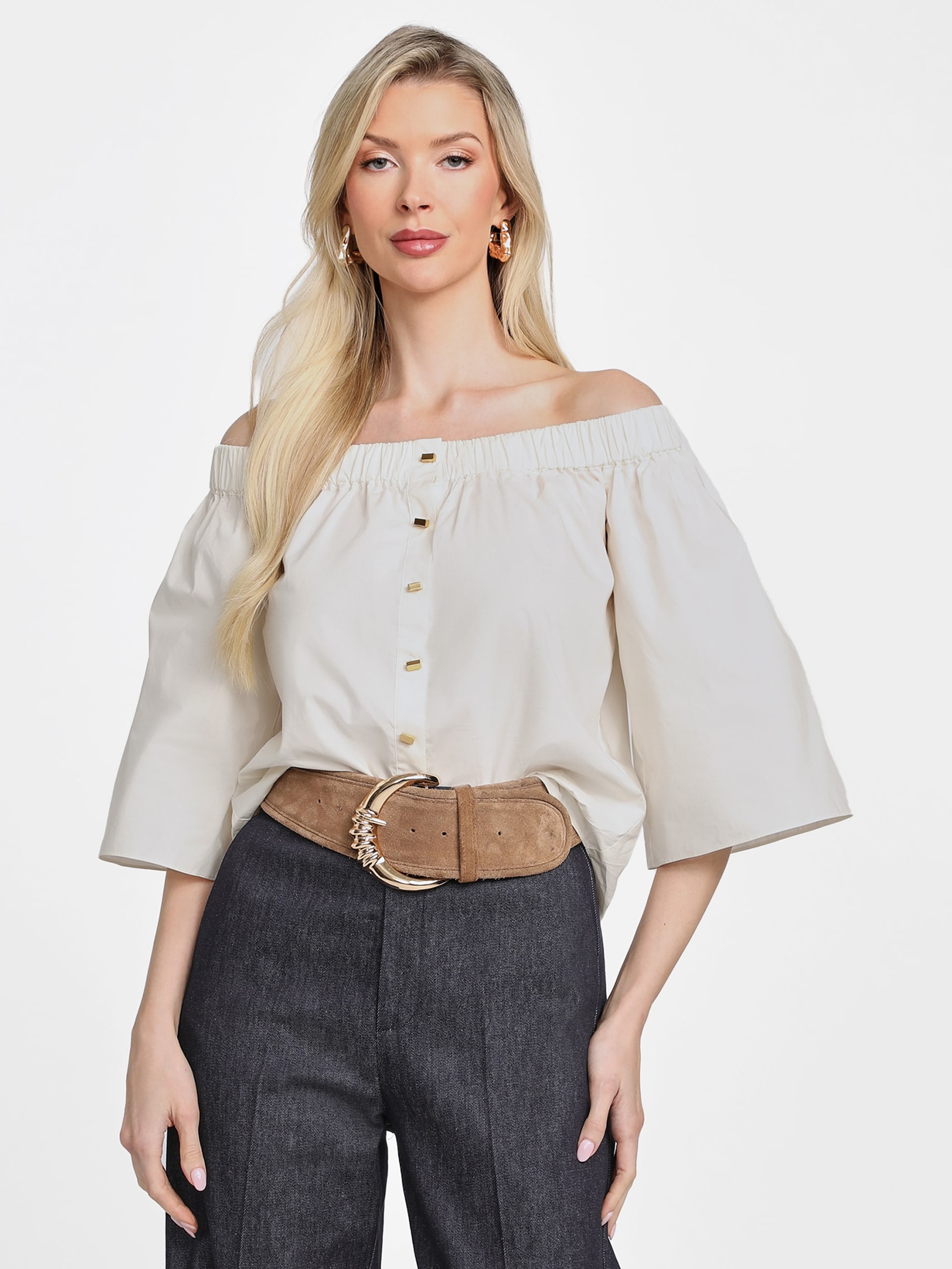 Blusa Pat com ombros à mostra