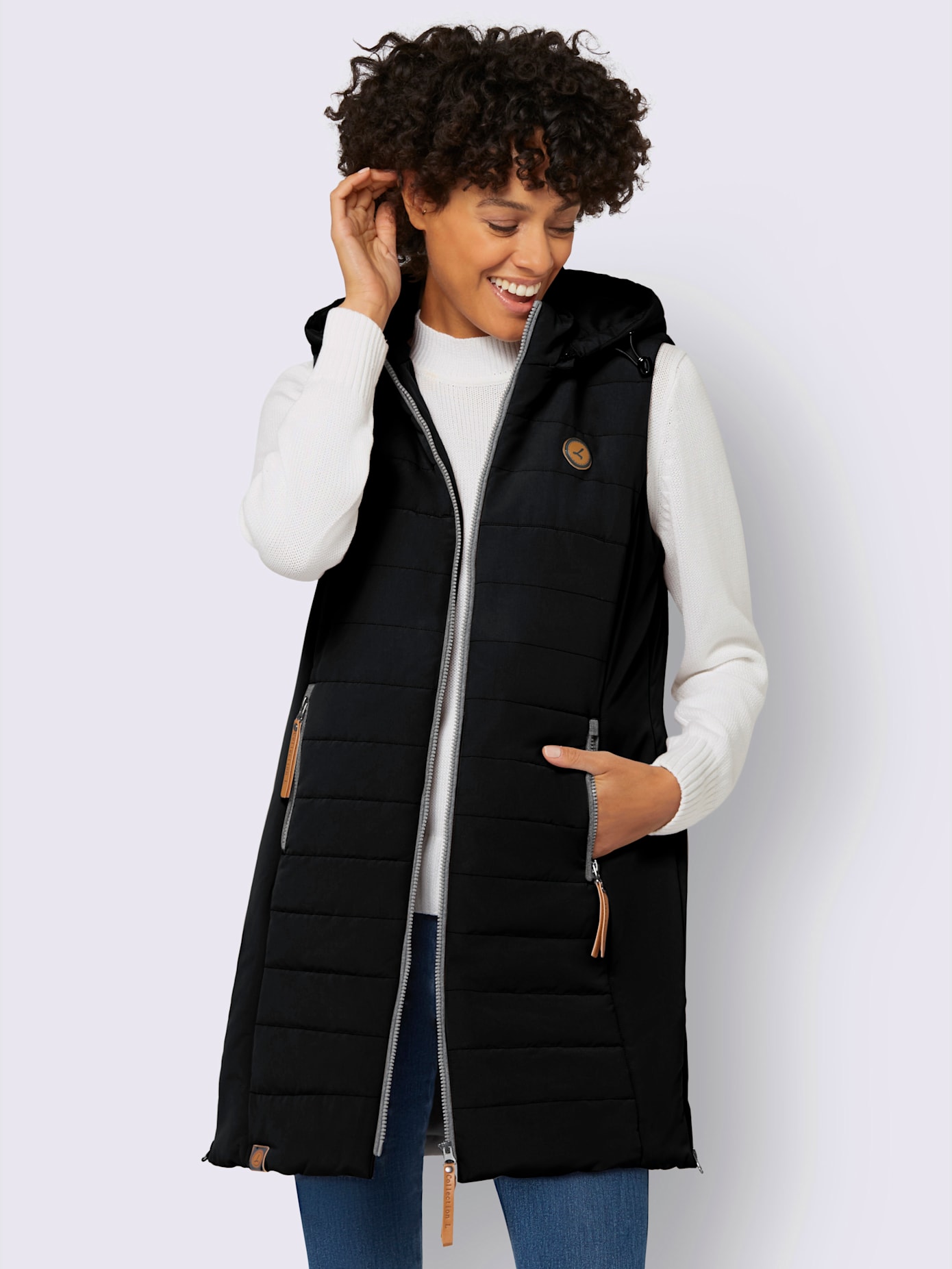 Gilet long qualité matelassée