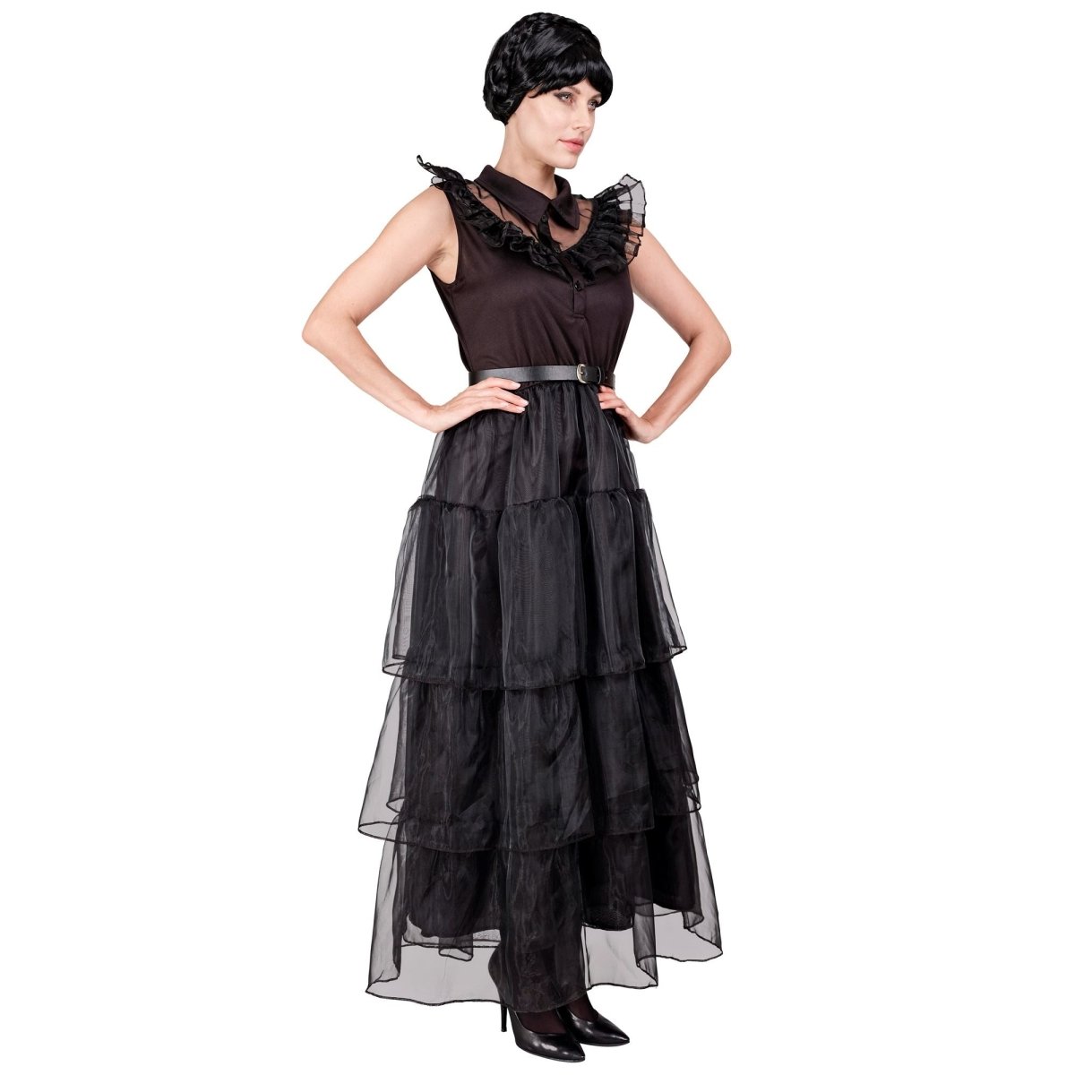 Halloween Jurk Zwart Dames Gothic