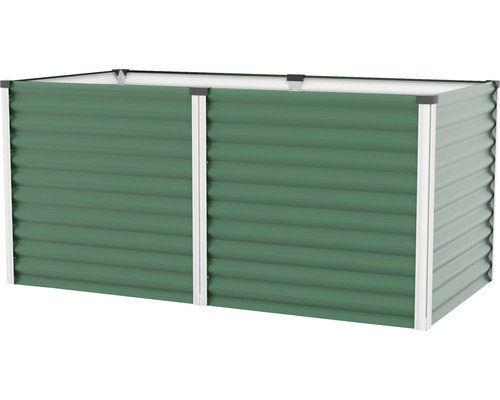 Klassieke verhoogde tuinbak Vitavia Linus 858 96,2 x 187,7 x 86 cm zeegras-aluminium