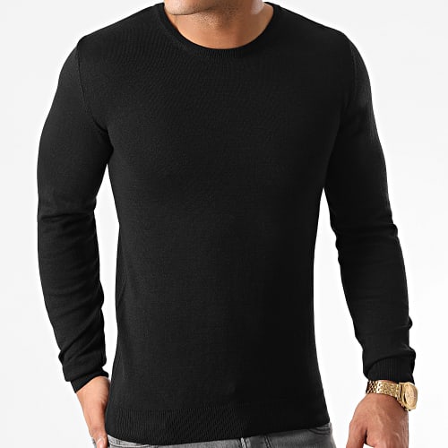 Pull Col Rond JUM-75 Noir