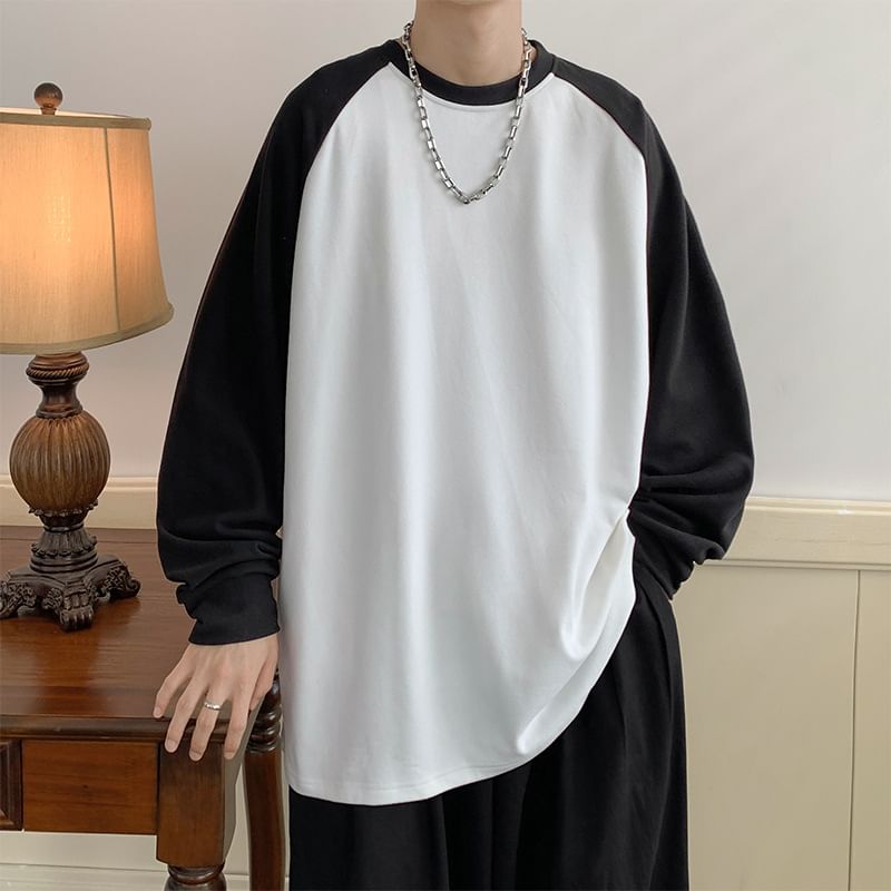 Dandyluxe - Sweatshirt met ronde hals en raglanmouwen