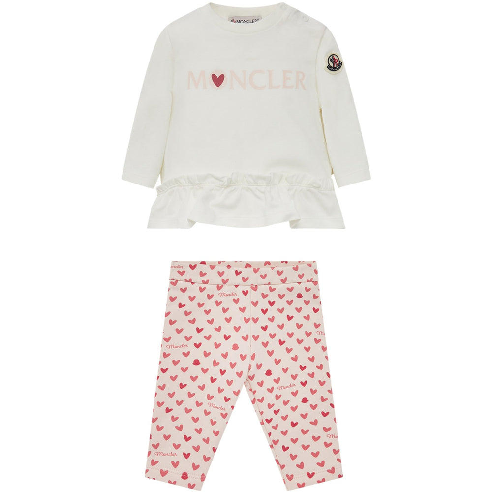 Køb Moncler Open White Knitwear Clothing Ensemble Sæt