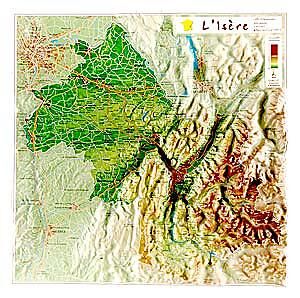 GEORELIEF - GEORELIEF D38 ISERE 31X31