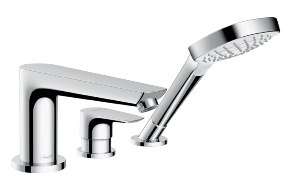 Hansgrohe Talis E 3-gats badrandkraan afbouwdeel chroom