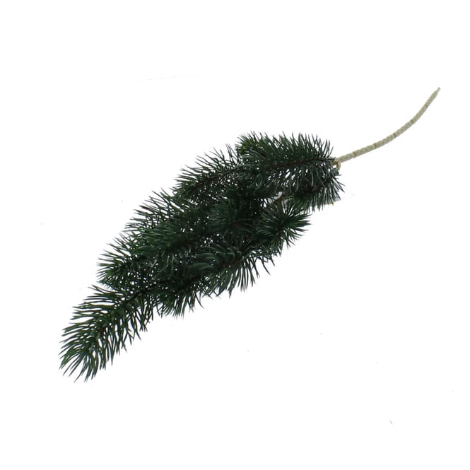 Tannenzweig grün - aus Kunststoff - 51 cm