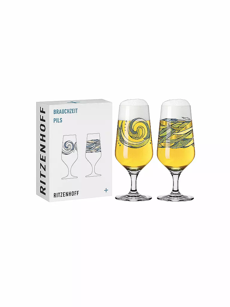 RITZENHOFF Bierglas 2er Set Brauchzeit Andreas Preis 2022 bunt