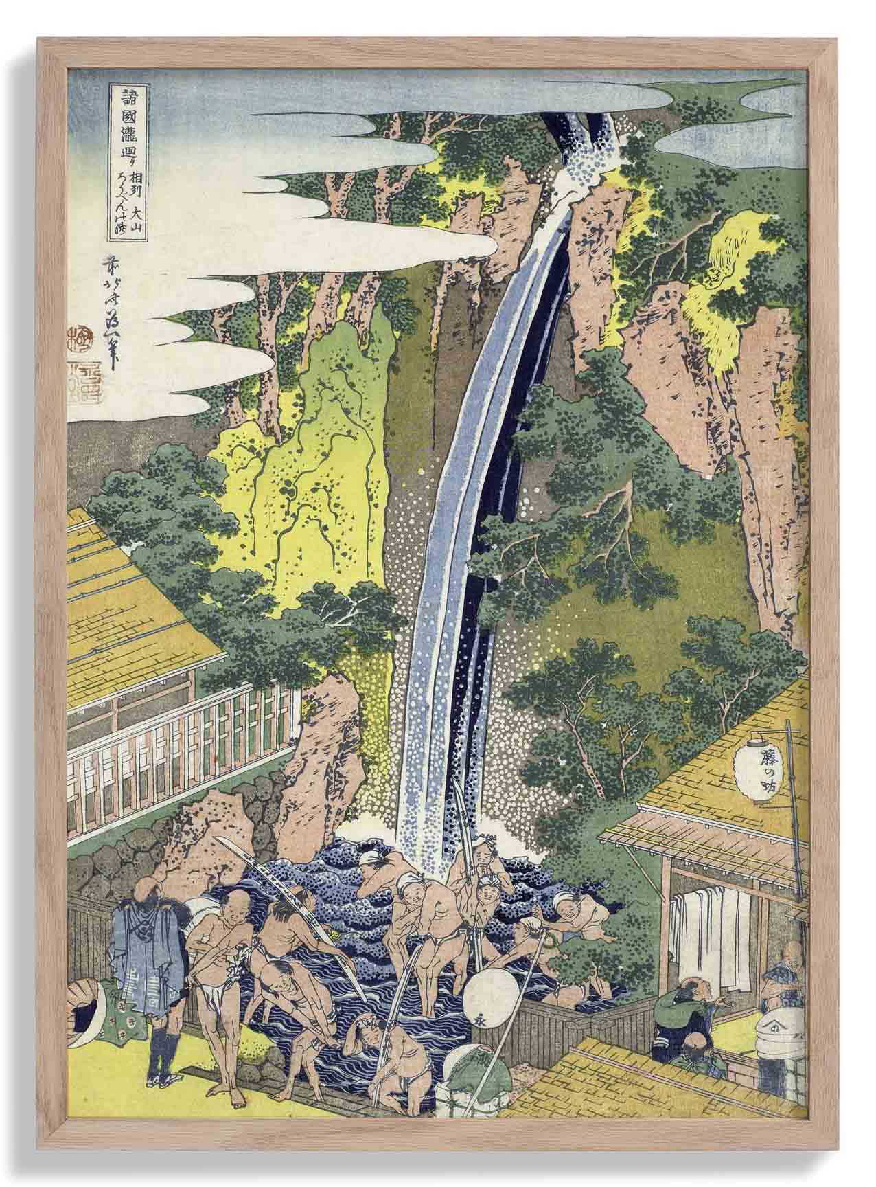 Roben Wasserfall von Hokusai