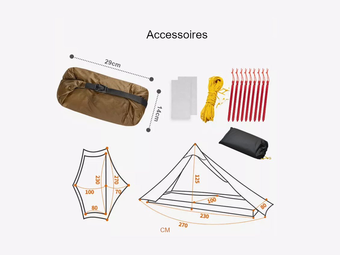 3F UL GEAR Lanshan 1-persoons tent - Green