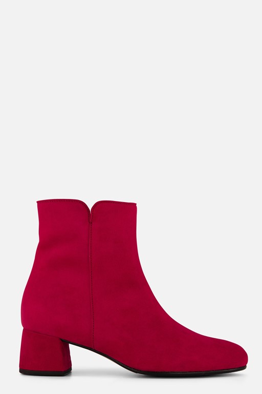Gabor Enkellaarsjes rood Suede