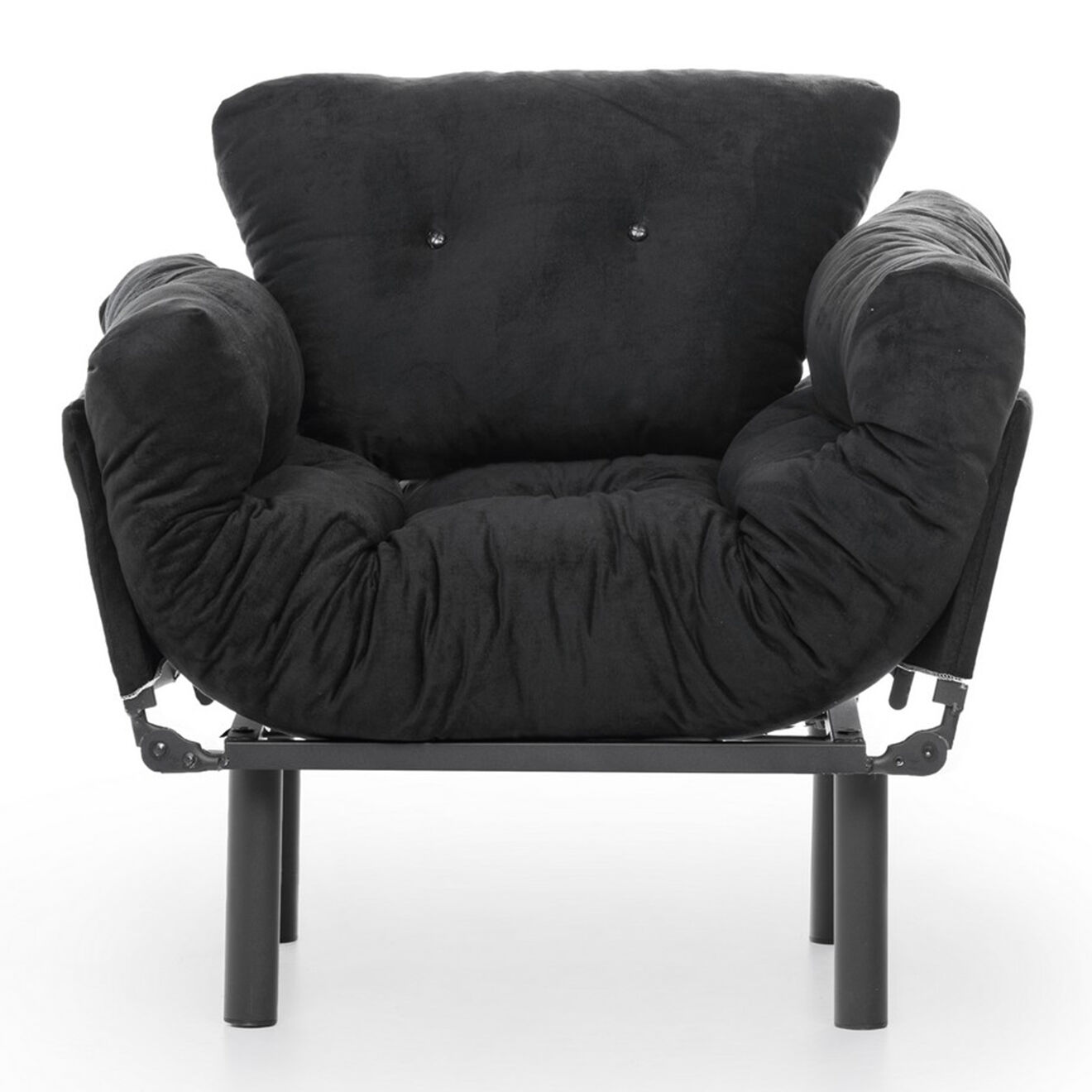 Atelier del Sofa Fauteuil Nitta noir - 128x35x65 cm