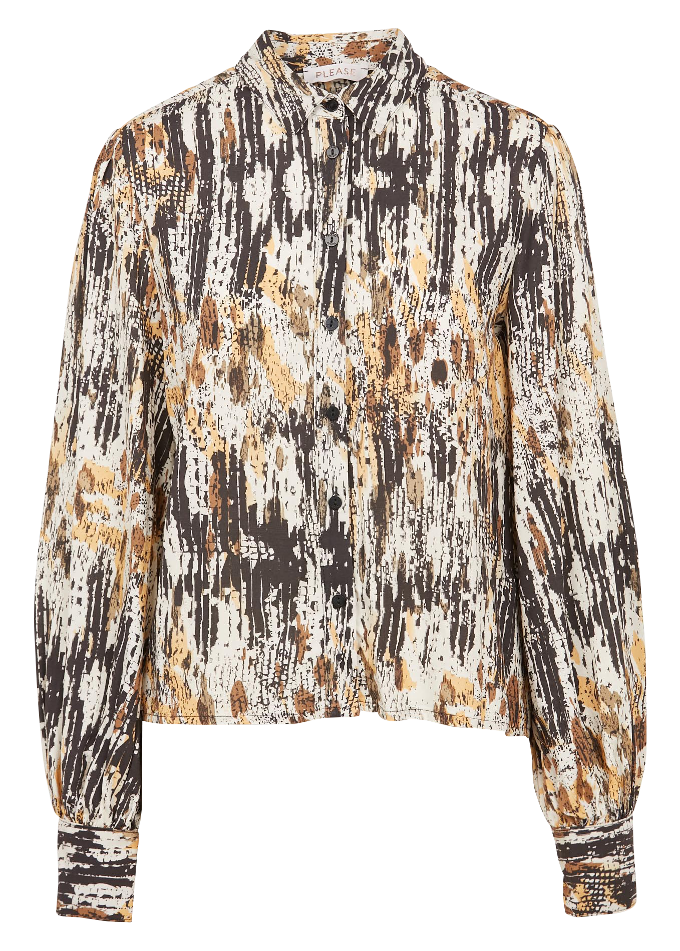 Chemise col classique imprimée| Multicolore