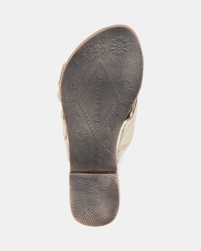 Lazamani Slippers  - goud