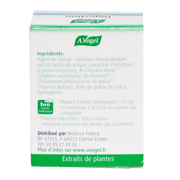 A.Vogel Boldocynara Digestion 60 comprimés