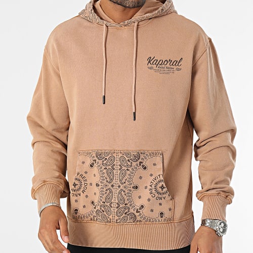 Sweat Capuche Rohan Marron Bandana