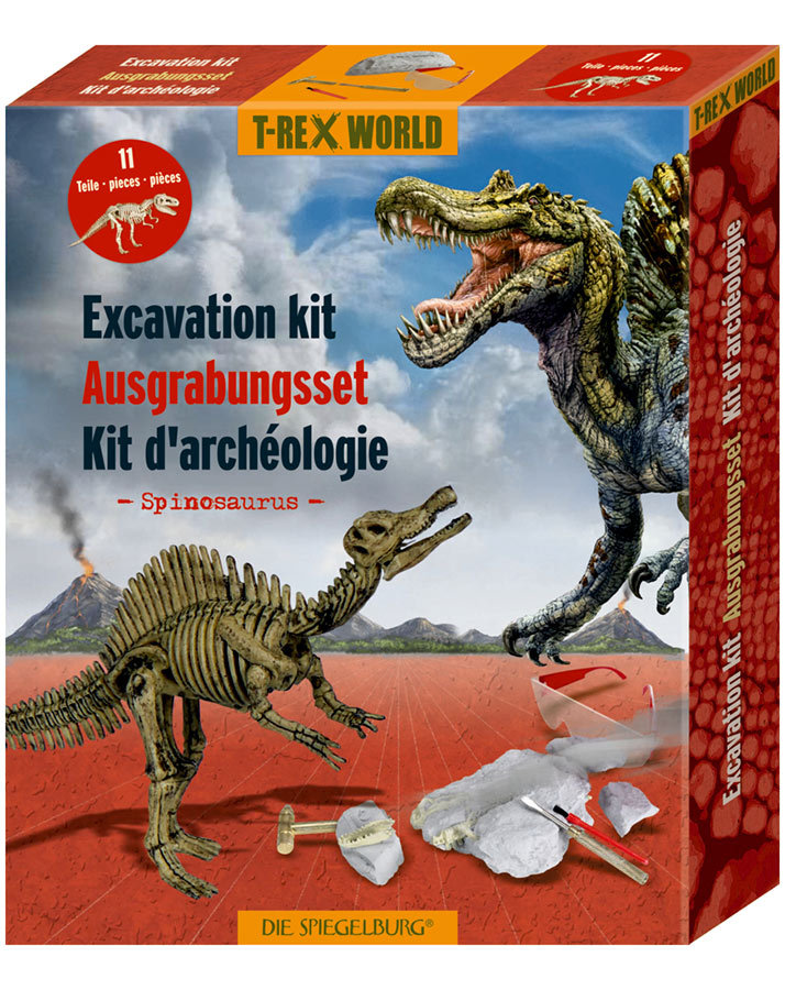Ausgrabungs-Set T-REX WORLD – SPINOSAURUS aus Gips