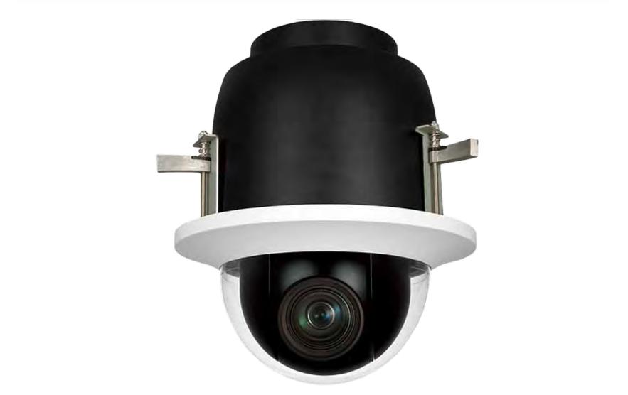 Netzwerkkamera MOVE SpeedDome Mx-SD2A-230-LL-FM-VA<br>MOBOTIX MOVE Speed Dome 2MP Low-Light Kamera für den Deckeneinbau – mit Farbwiedergabe selbst in einer Umgebung mit schwachem Licht