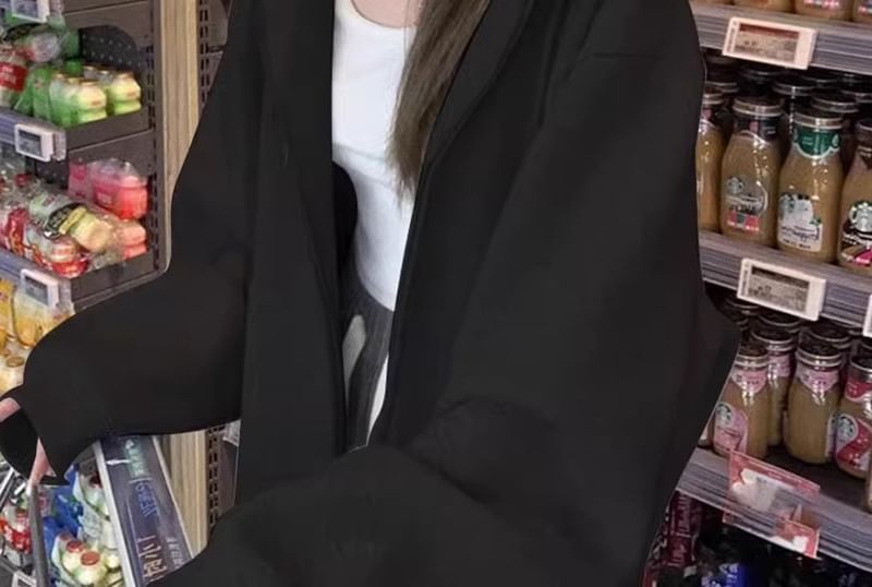 Dreamkura - Effen hoodie met rits