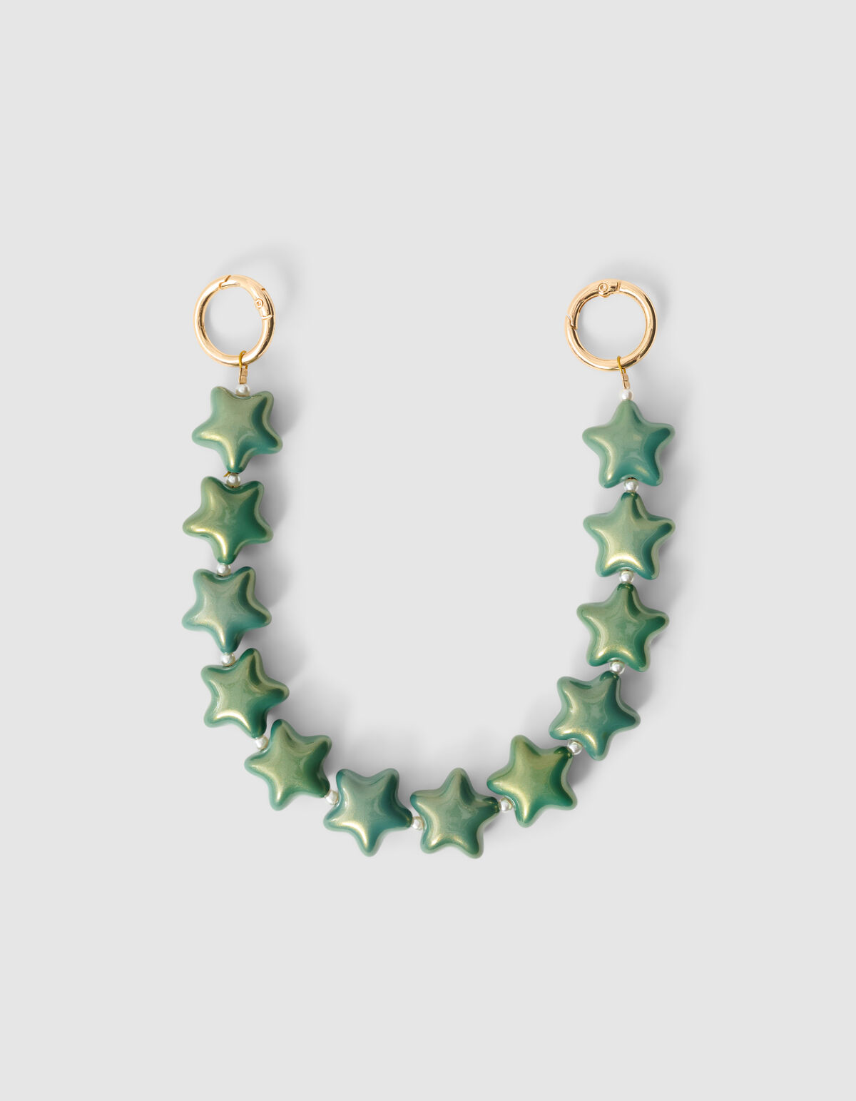 Beaded Ster Koord Groen