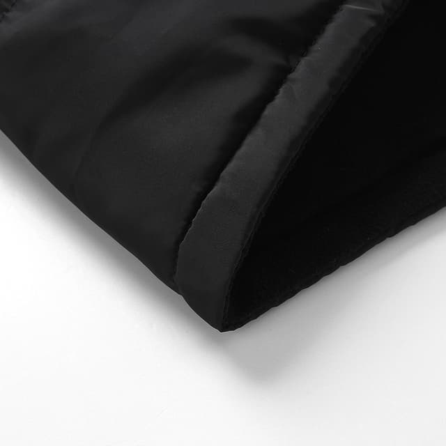 Opvarmet vest med dobbelte kontroller, konstant temperatur og varme Sort+grå XL