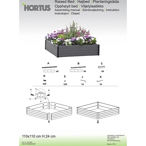 HORTUS højbed - komposit