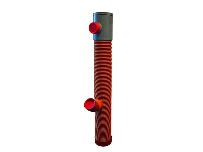 Wavin 200 x 110 mm PVC-tagnedløbsbrønd med vandlås, drejelig top