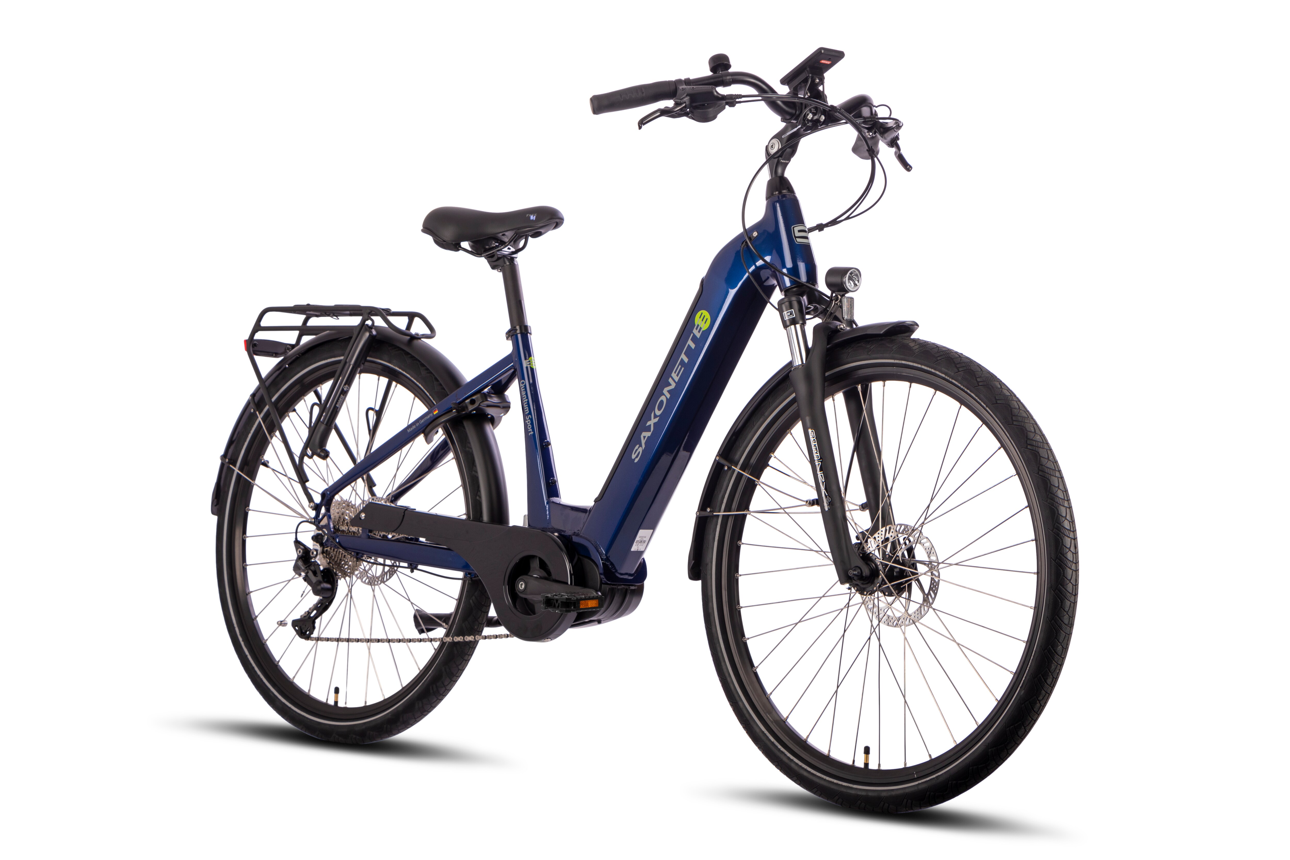Quantum Sport Wave 10 Gang Bafang Mittelmotor Nightblue
