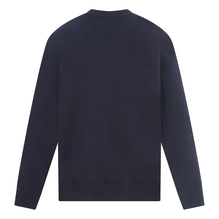 SMALLABLE BASICS Sweat Crewneck Homme Molleton Bio | Bleu marine