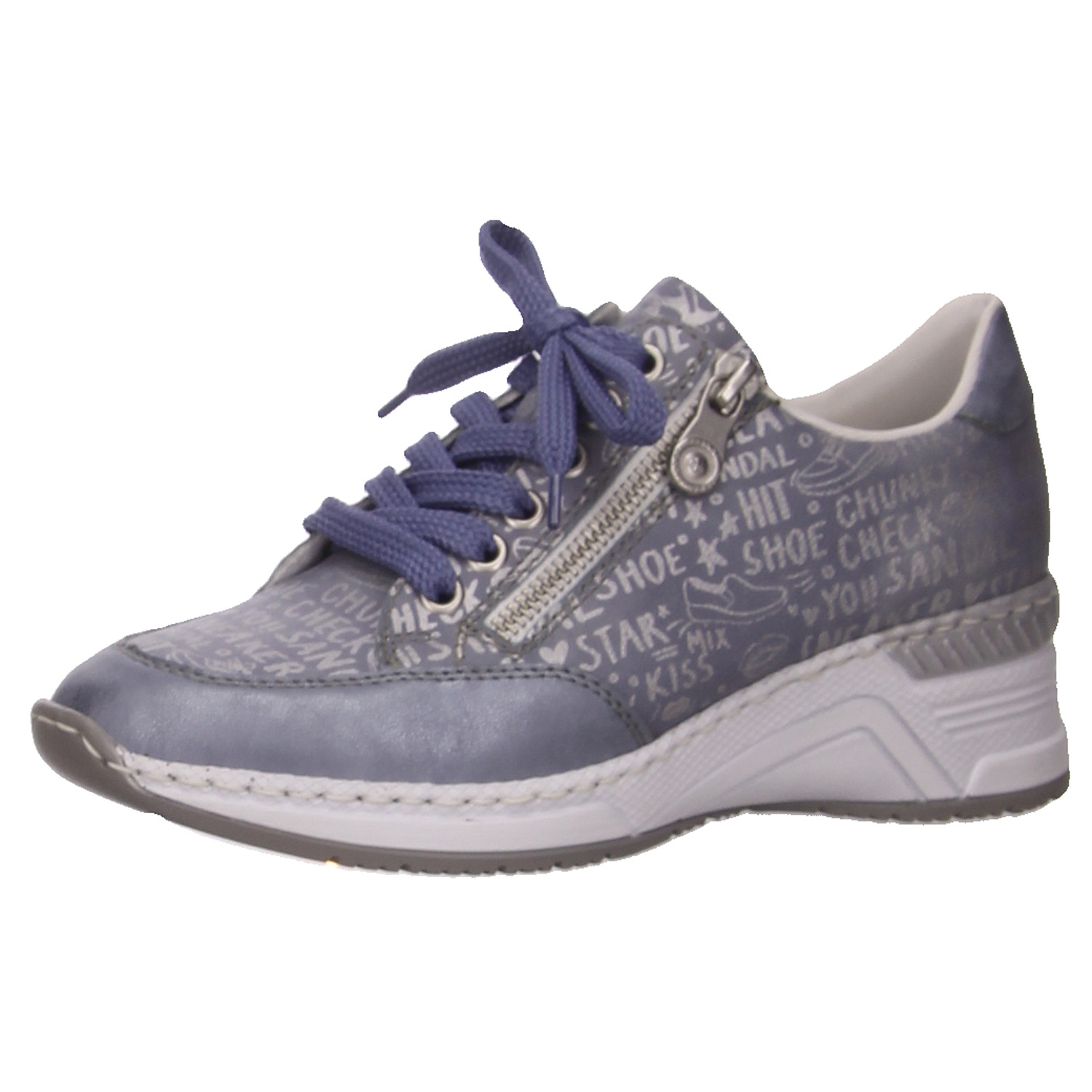 Rieker Sneaker hellblau blau