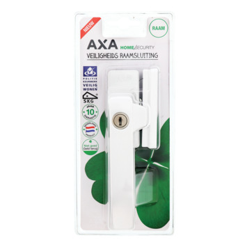 AXA Raamsluiting design met slot SKG 1-ster links wit