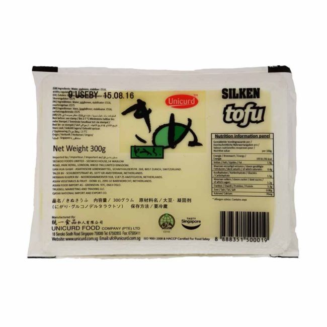 Unicurd Zijden Tofu (groen) 300g