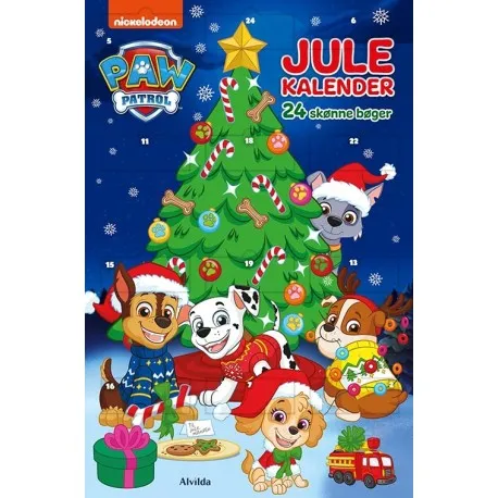 Paw Patrol julekalender - med 24 billedbøger