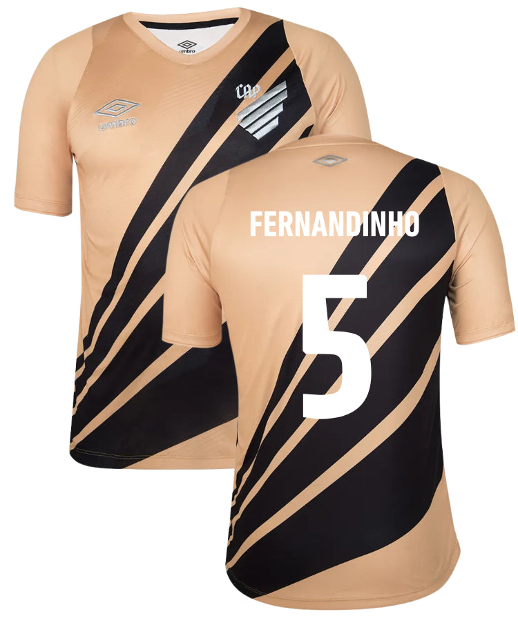 Athletico Paranaense Uitshirt 2025   Bedrukking Fernandinho - Voetbals