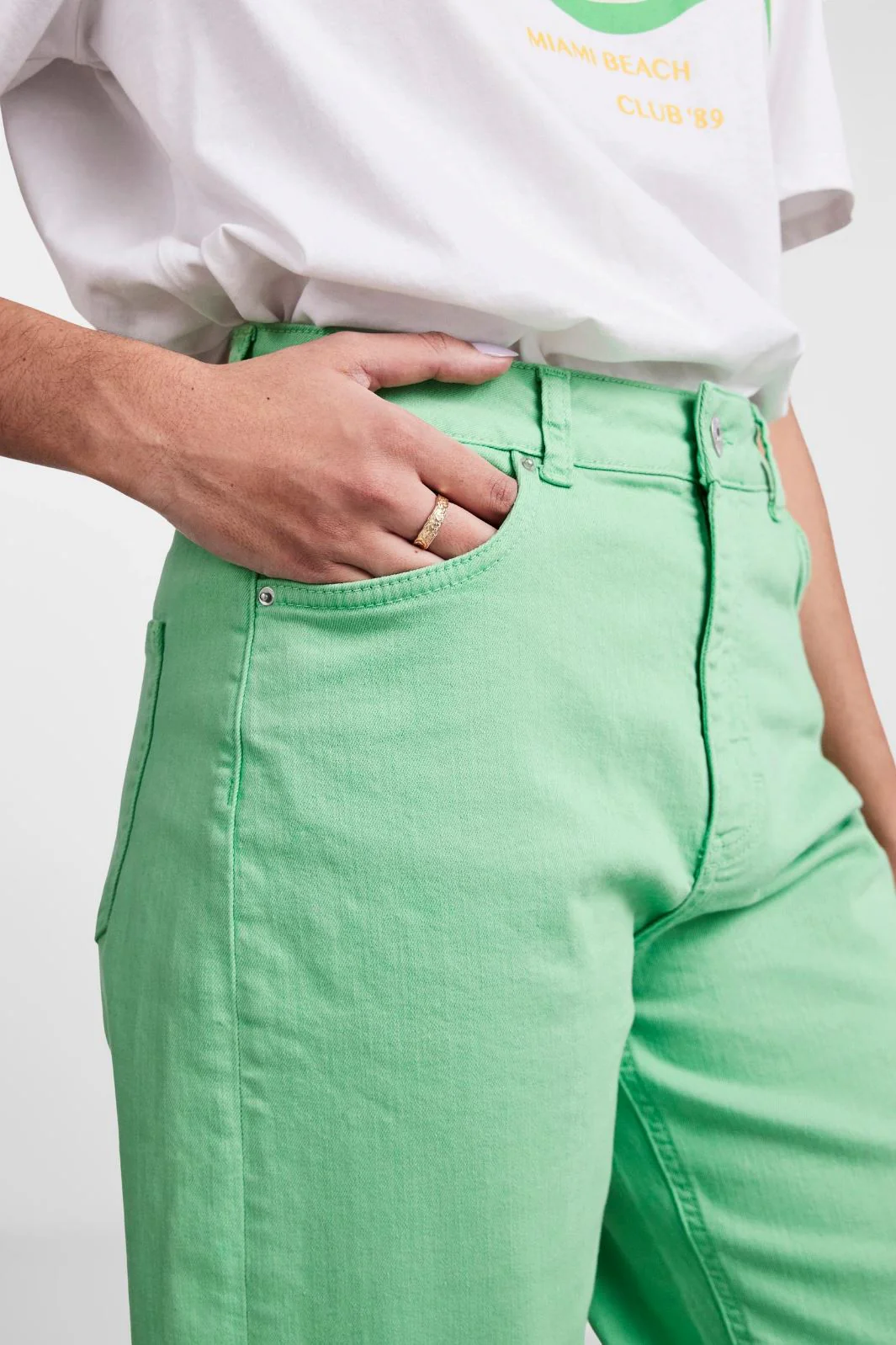 Pieces Pcholly Hw Wide Jeans