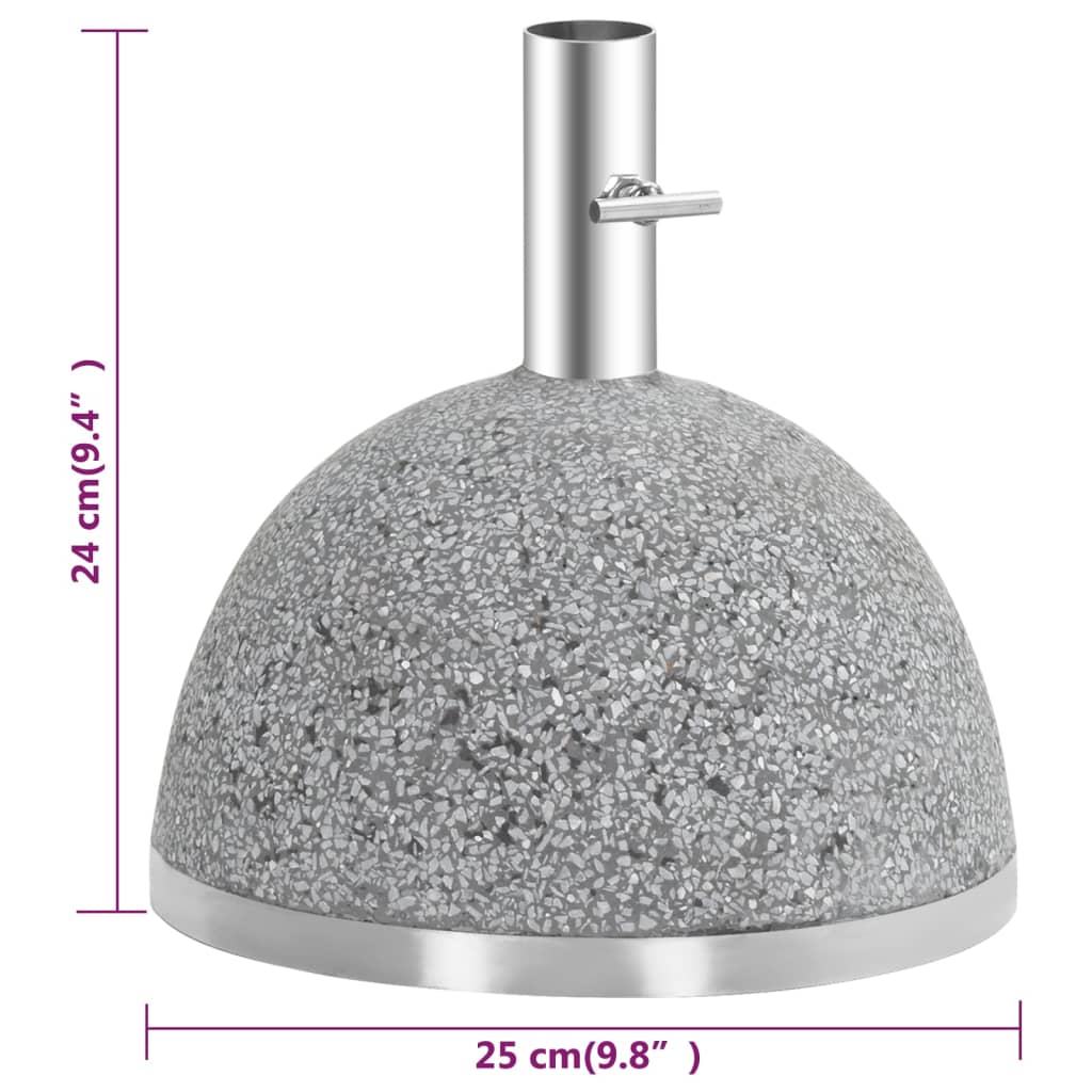 Esschert Design Parasolvoet Grijs