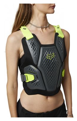 Gilet de Protection Fox Raceframe Impact Gris/Vert Fluo