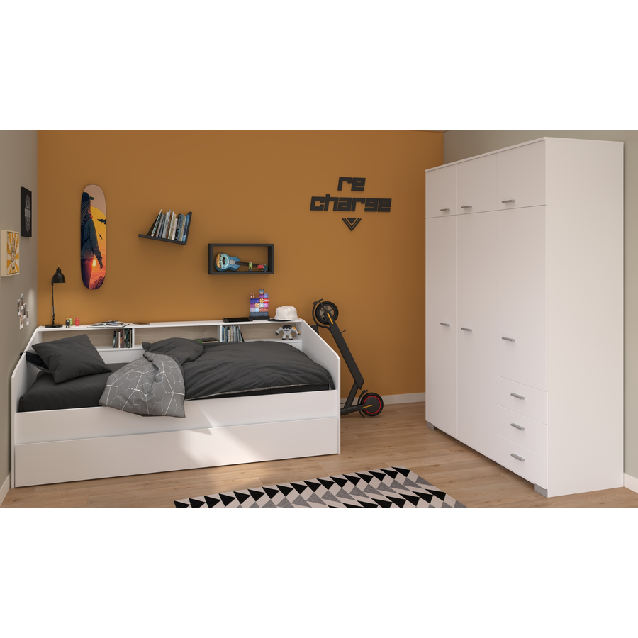 Parisot Kinderzimmer 3-tlg. Sleep 43 Weiß Weiß