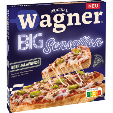 Original Wagner Big Sensation Beef Jalapeños 450 g