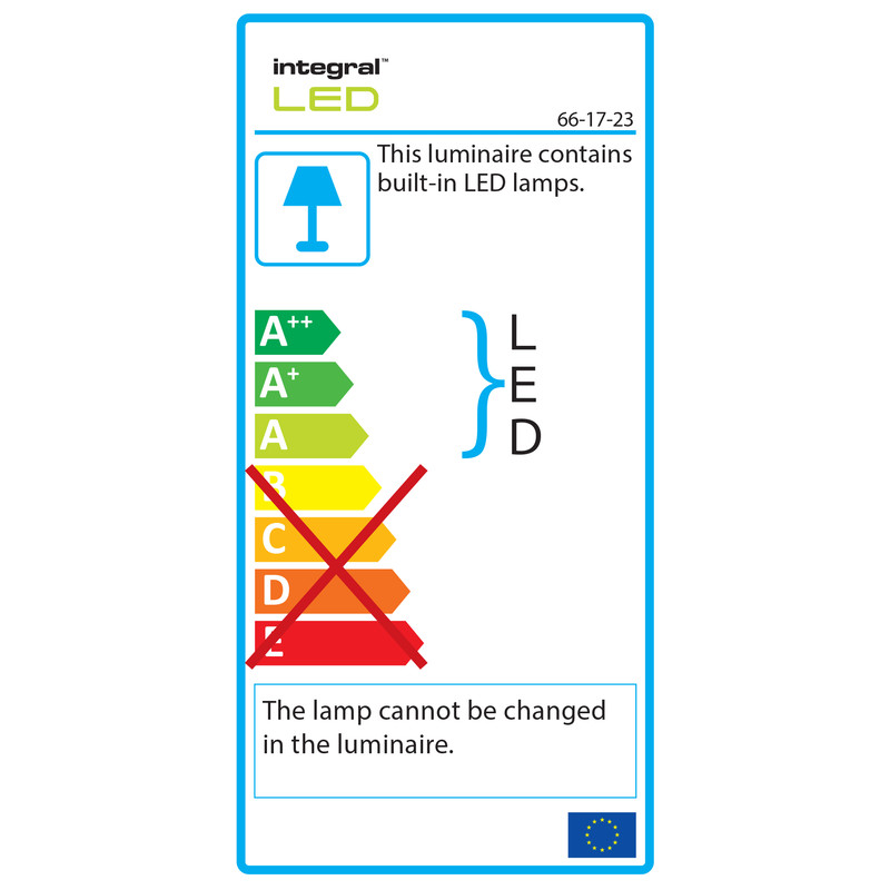 Integral LED breedstraler 30W 2700lm 4000K IP65 zwart