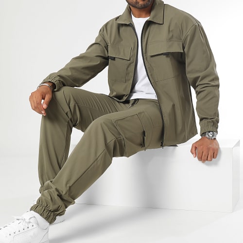 Ensemble Cargo 1070521 Vert Kaki
