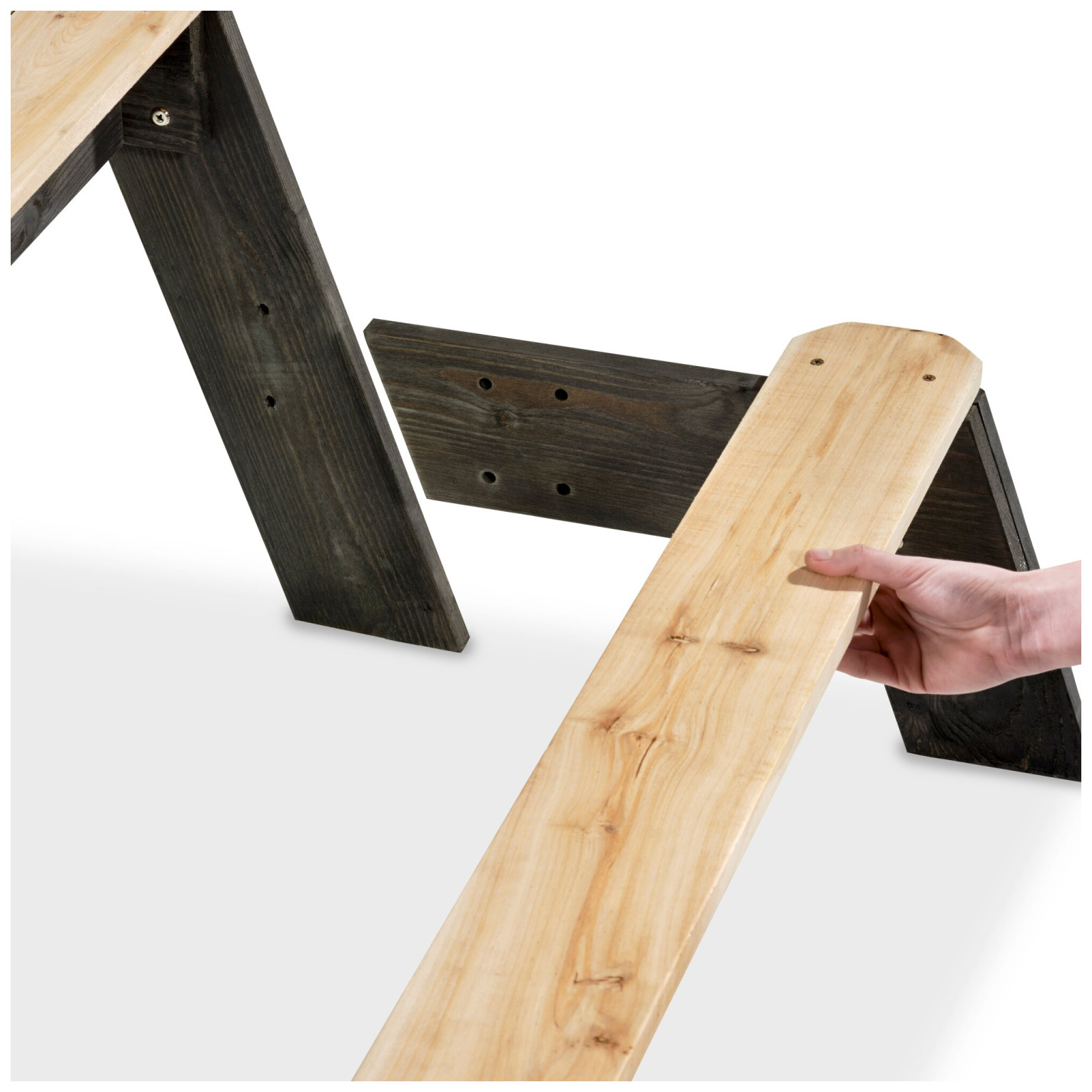 EXIT Aksent zand-, water- en picknicktafel (1 bankje) met pa