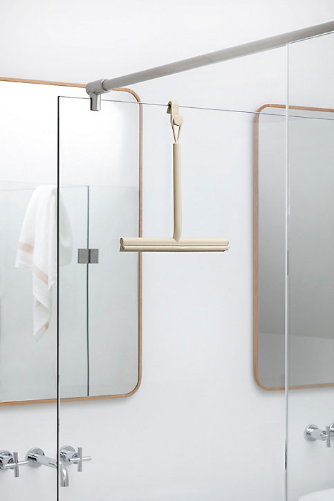Raclette de douche avec crochet à suspendre, beige, Brabantia ReNew