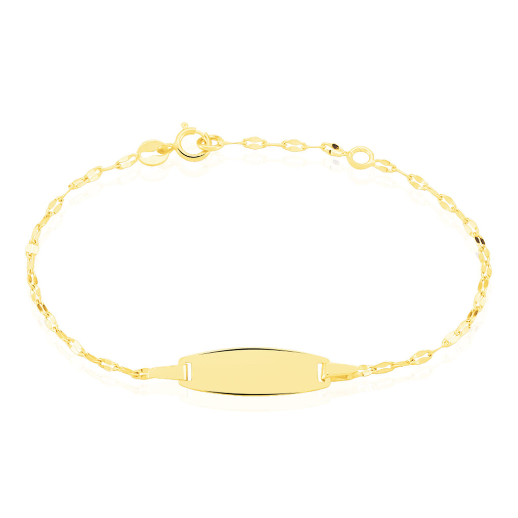 Bracelet Identité Eowyn Maille Fantaisie Or Jaune