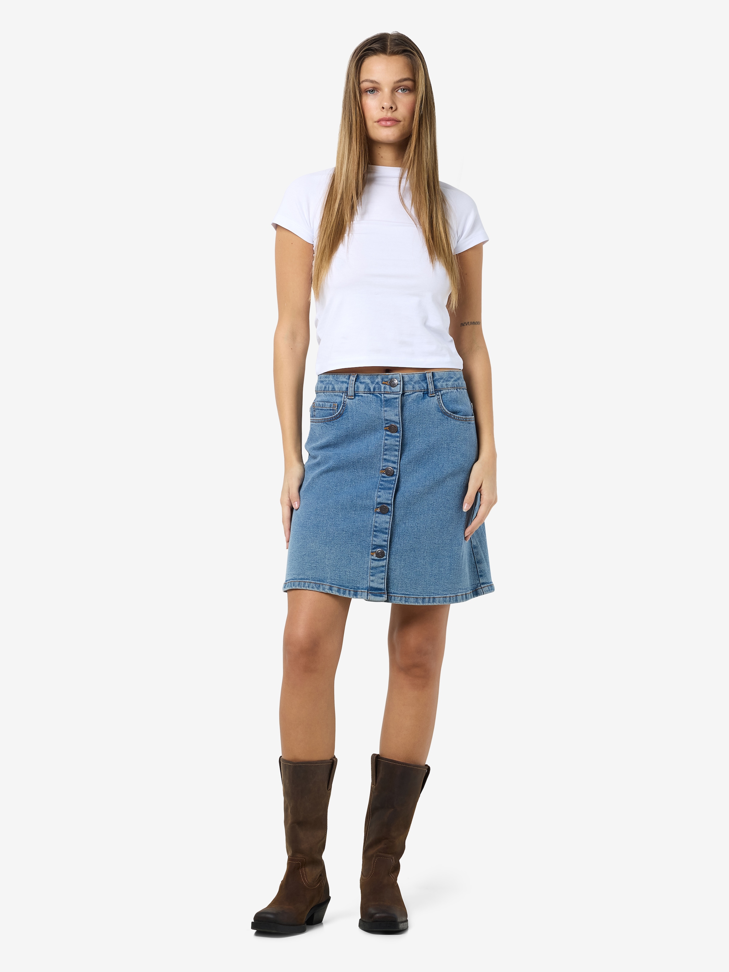 Noisy may Jeansrock »NMRONNIE NW  A SHAPE SKIRT VI375LB NOOS«