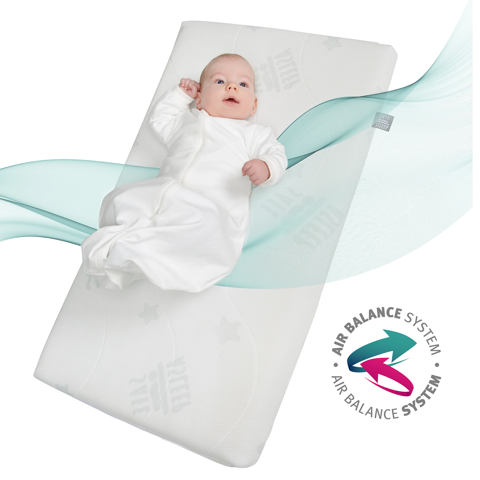 Wiegenmatratze AIR BALANCE PLUS (Größe: 40 x 90 cm)