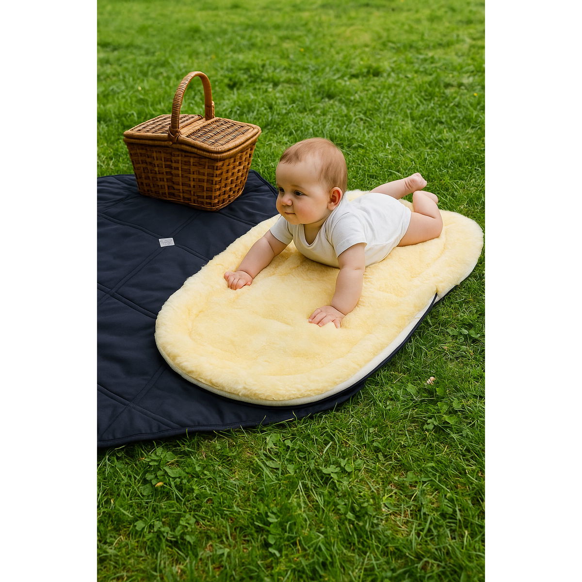 KaiserKaiser   EMMY Lammfell Babyschalen Fusssack anthracite