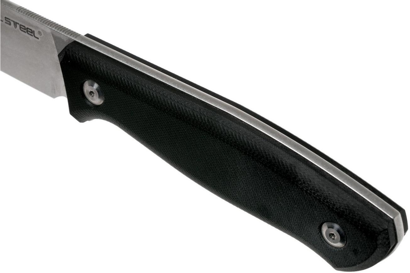 Real Steel Arbiter Stonewashed 3811 vaststaand mes, Ostap Hel design