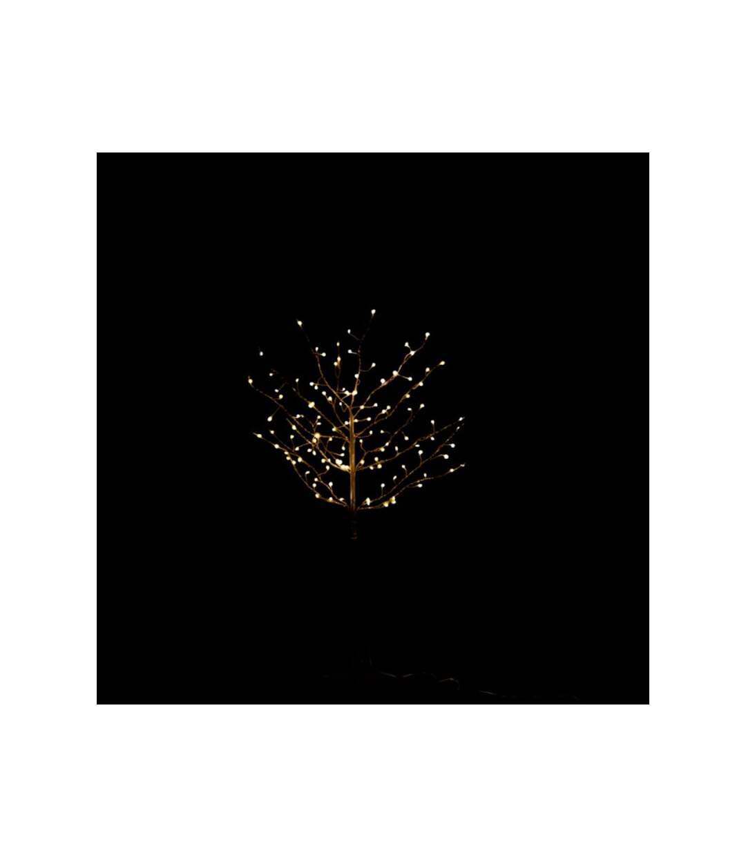 Paris Prix - Plante Artificielle Déco Led arbre Nu 100cm Noir